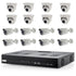 No Hard Drive's NVR Mix Bundle with 8x MicroBullet's & 8x MegaBall's